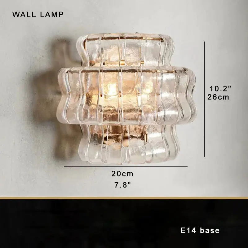 Luxury Glass Designer Wall Light — alternate product view 2