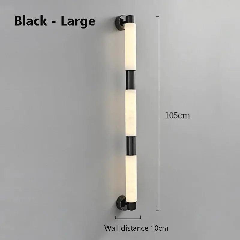 Modern Alabaster Bathroom Wall Lamp — alternate product view 11