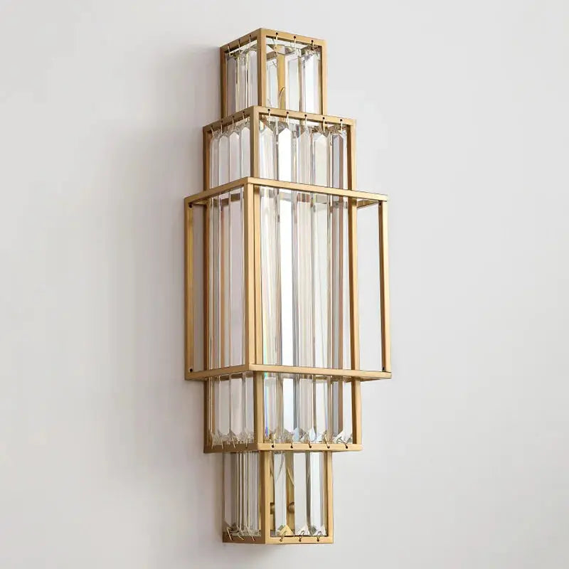 Modern Minimalist Luxury Glass Crystal Wall Lamp — alternate product view 5