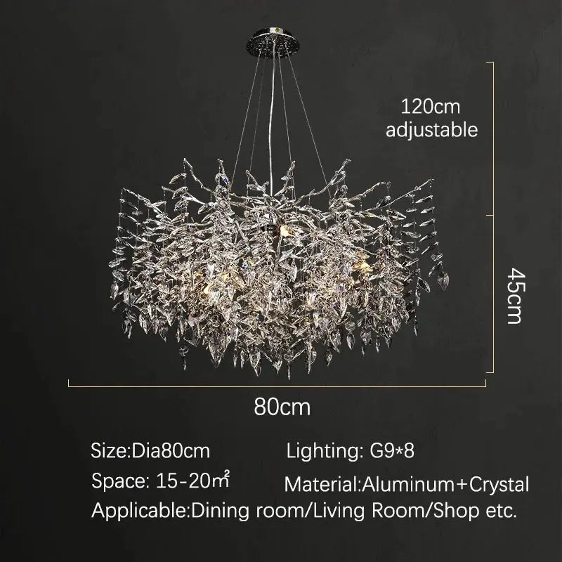 Modern Dining Branch Chandelier — alternate product view 11
