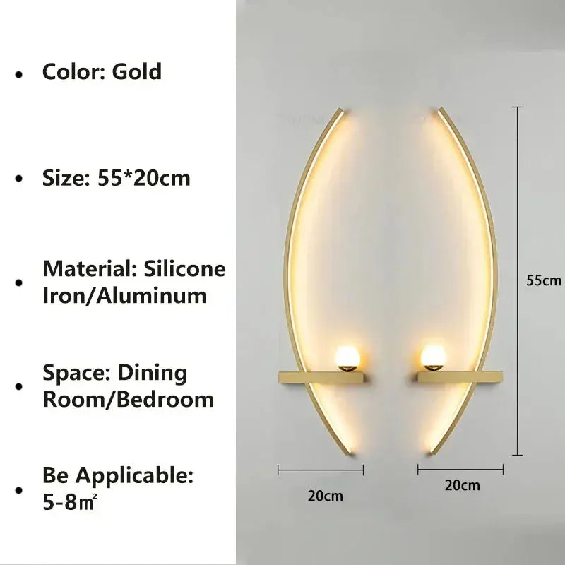 Modern Striped Wall Light — alternate product view 7