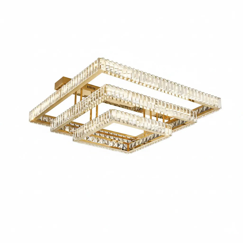 Luxurious Crystal LED Ceiling Chandelier — alternate product view 1
