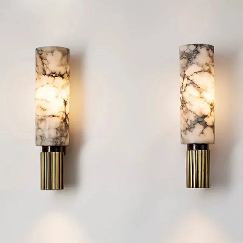 Modern Luxury Natural Marble Lamp — alternate product view 1