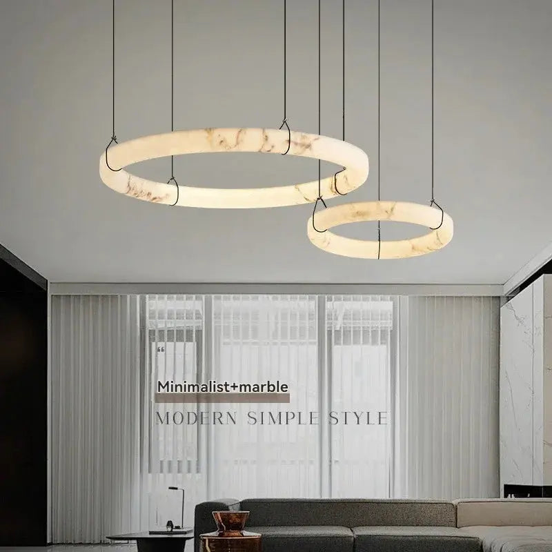 Modern Spanish Marble Dining Room Chandeliers — alternate product view 2