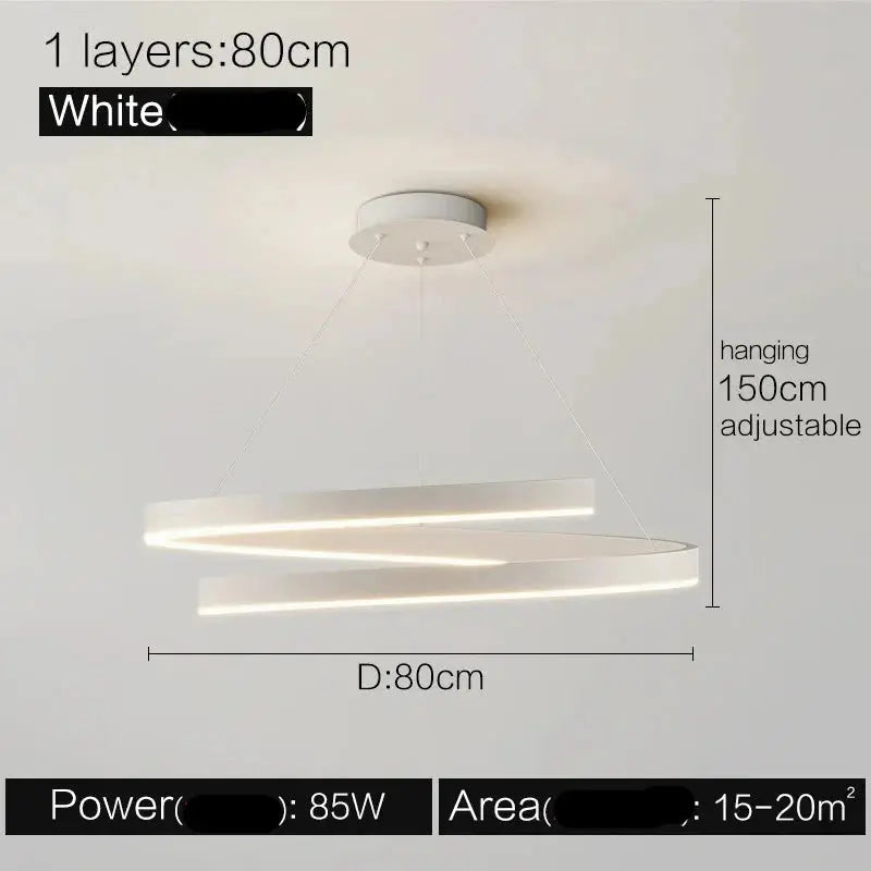 New Minimalist Living Room Modern Pendant Lamp — alternate product view 10