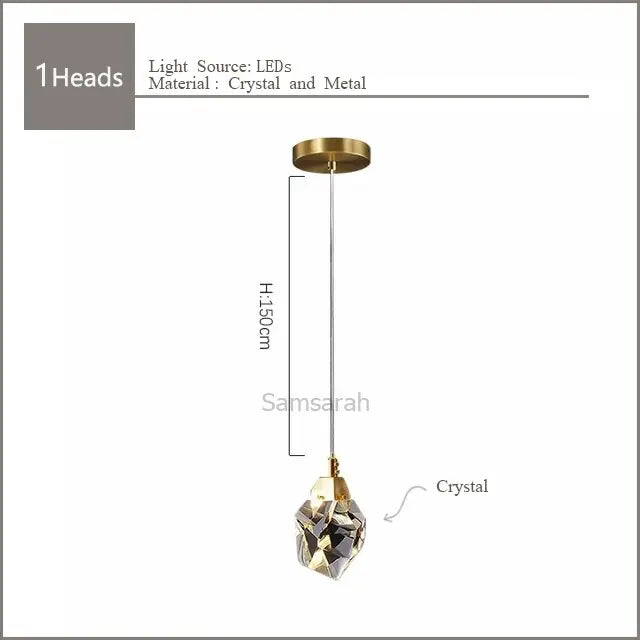 Iris Copper Designer Pendant Light — alternate product view 7
