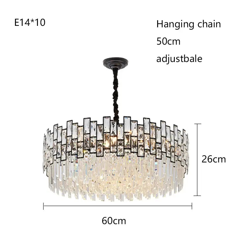Postmodern Luxury Chandelier Suspend Lighting Fixtures — alternate product view 17