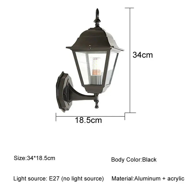 Porch Wall Outdoor Waterproof Porch Light — alternate product view 7