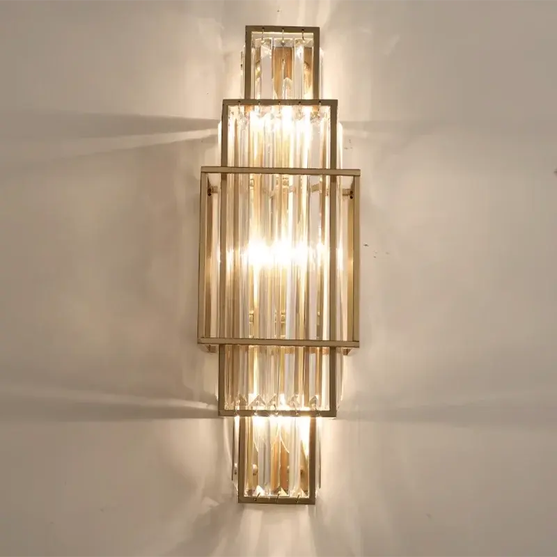 Modern Minimalist Luxury Glass Crystal Wall Lamp — alternate product view 4