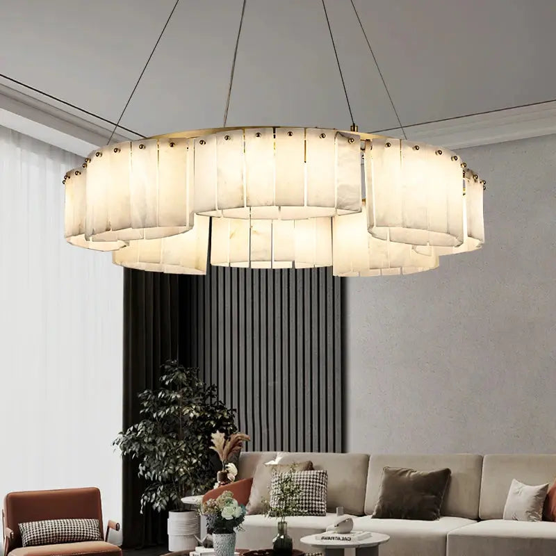Marble Luxury Designer Chandelier — alternate product view 1