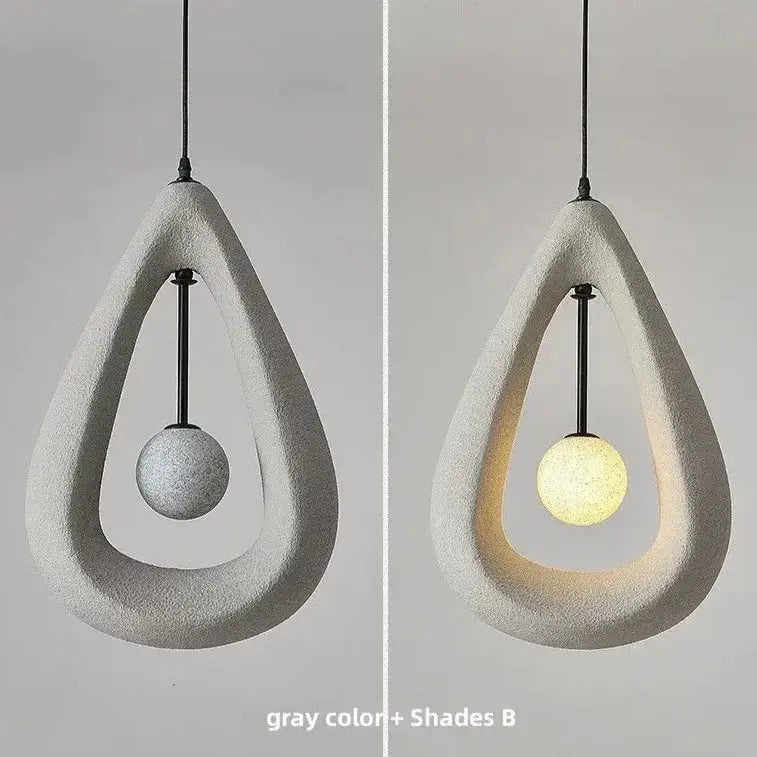 Long Wabi Sabi Dining Room Unique LED Lights — alternate product view 2