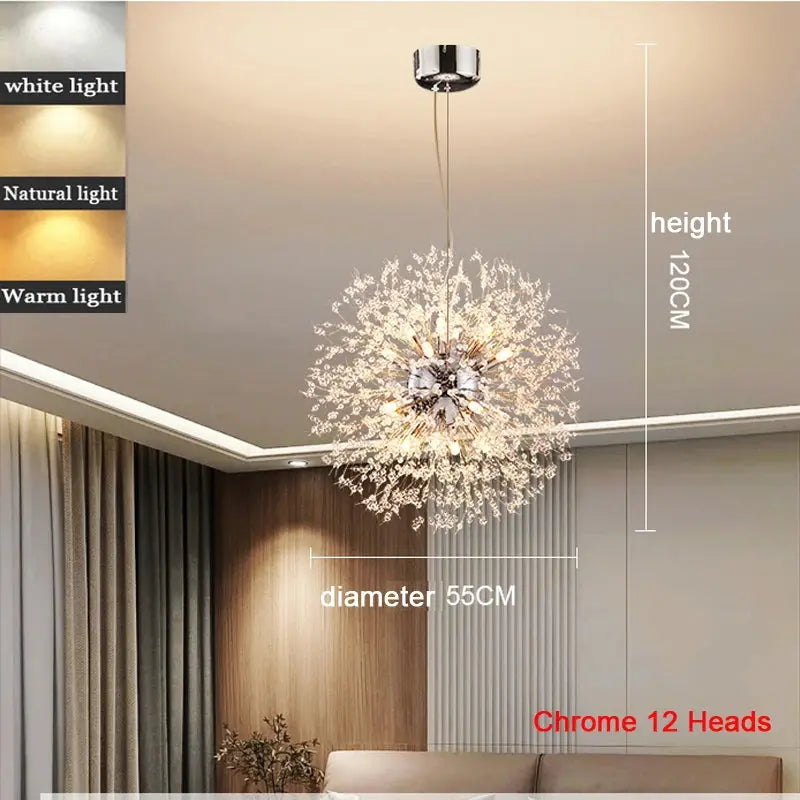 Apollo Unique Sphere Chandeliers — alternate product view 11