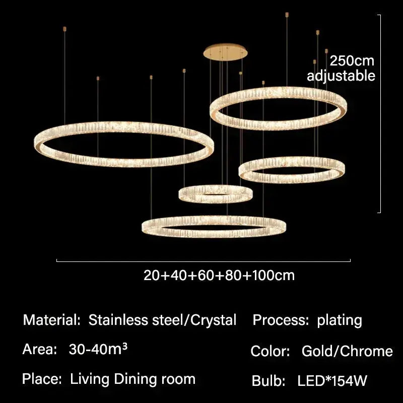 Modern Crystal Ceiling Lights — alternate product view 12