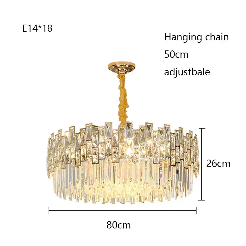 Postmodern Luxury Chandelier Suspend Lighting Fixtures — alternate product view 6