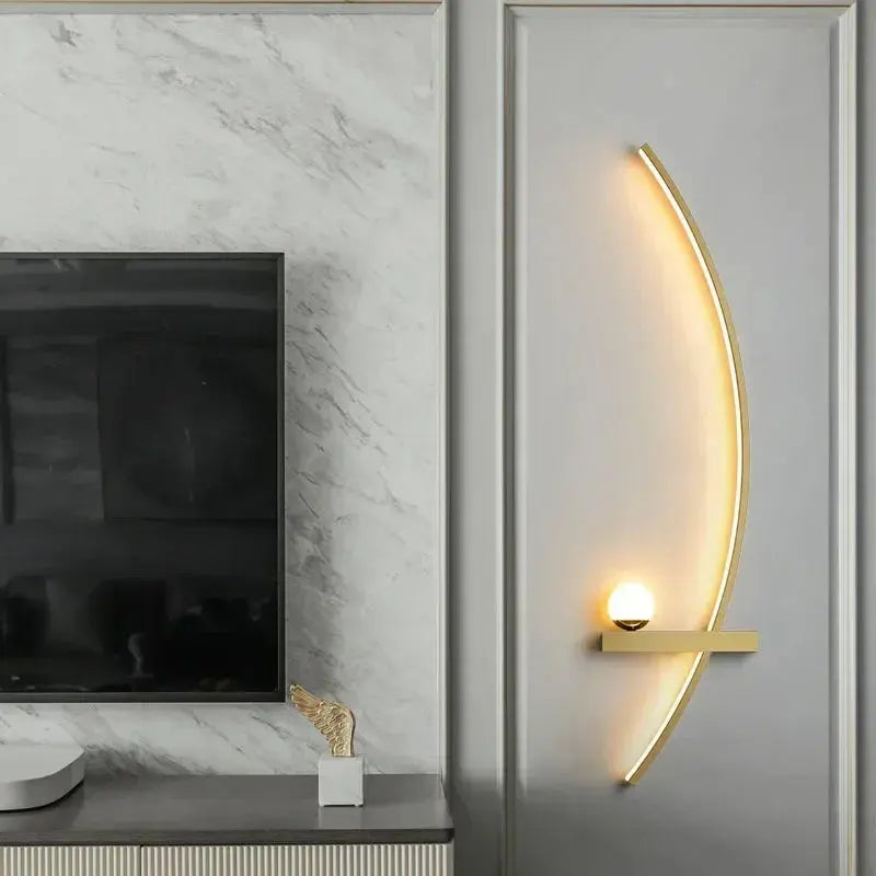 Modern Striped Wall Light — alternate product view 2