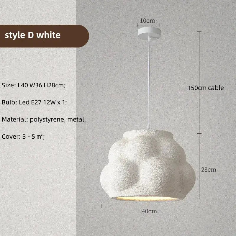 Bubble Wabi Sabi Dining Room LED Pendant Lights — alternate product view 8