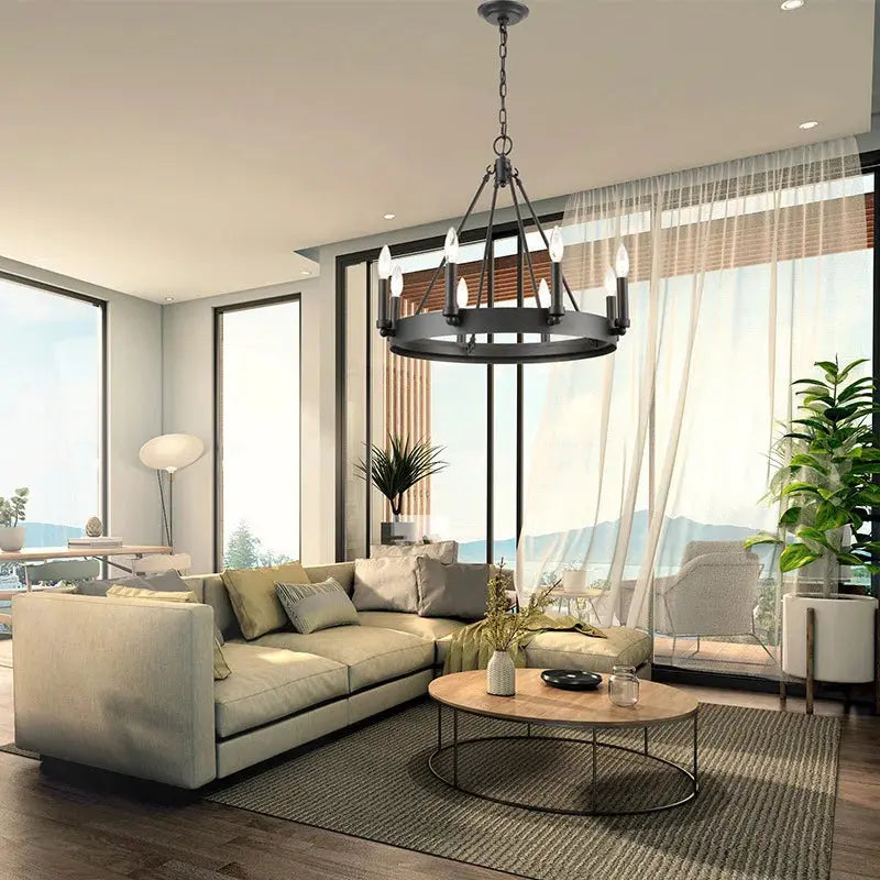 Nordic Antique Candle Chandelier — product view
