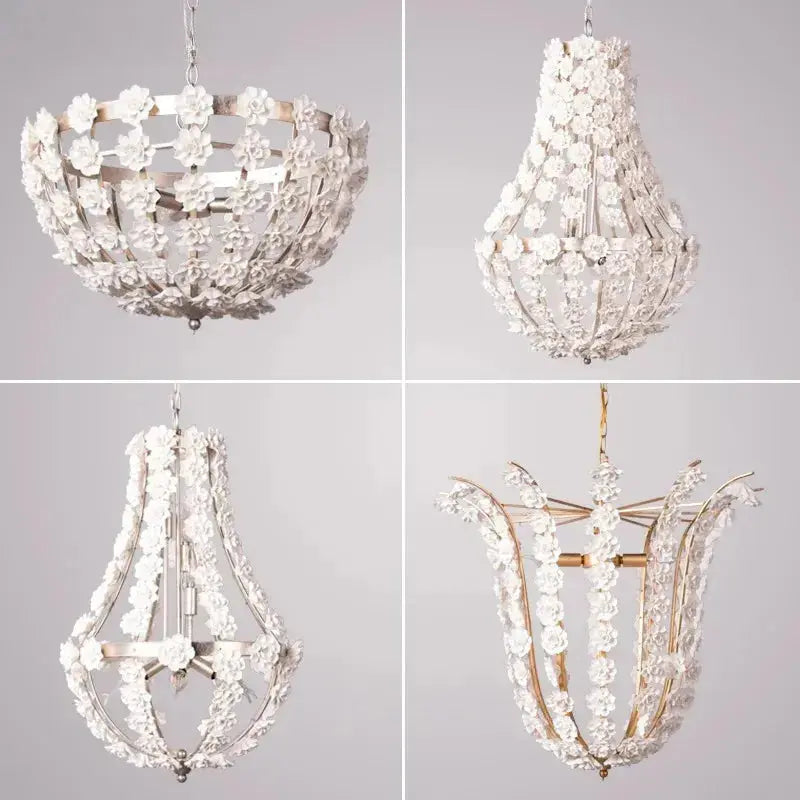 Ceramic American Vintage Chandelier — alternate product view 5