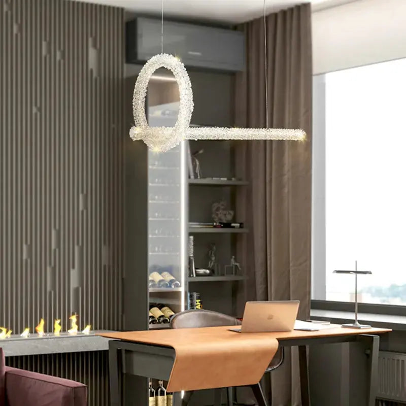 Modern Ice Cone Chandelier — alternate product view 2