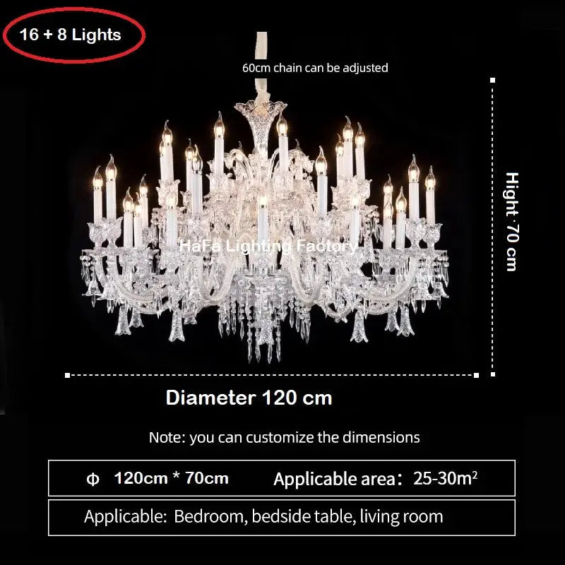 Crystal Extra Large Chandelier — alternate product view 15