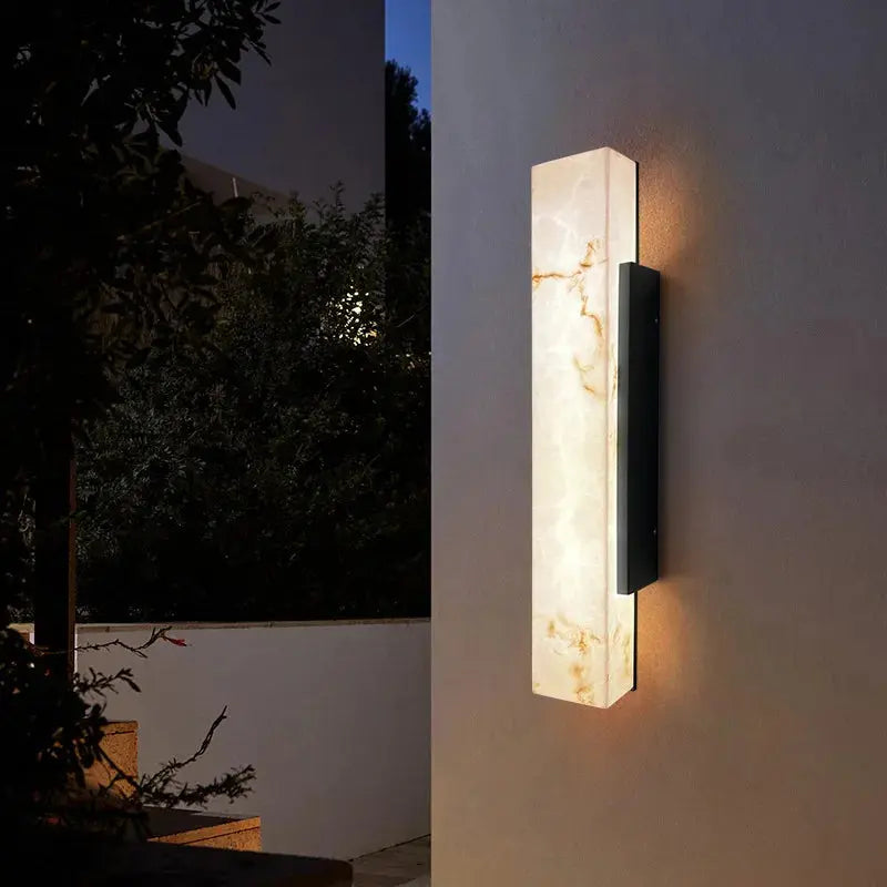 Modern Marble Effect Outdoor Lighting — alternate product view 3