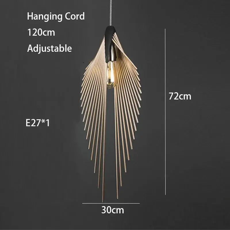 Nordic Unique Bird's Wing Pendant Lights — alternate product view 8