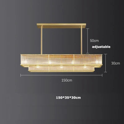 Lucien pendant and wall lights with copper and crystal elements — catalogue view 15