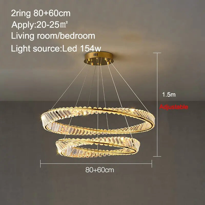 Crystal Led Chandelier — alternate product view 13