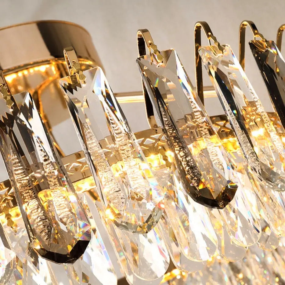 Crystal Modern Design Straight Chandelier — alternate product view 4