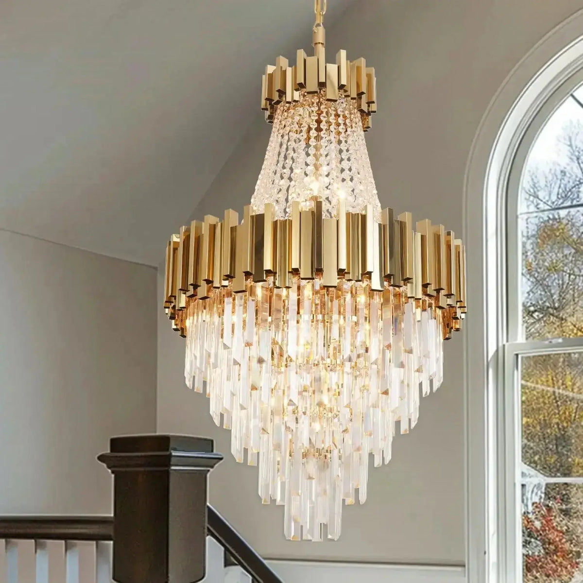 Lustre Suspension Staircase Luxury Chandelier — alternate product view 4