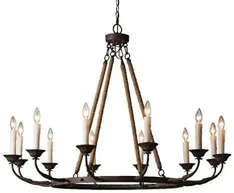 Country Style Rustic Chandeliers — alternate product view 1