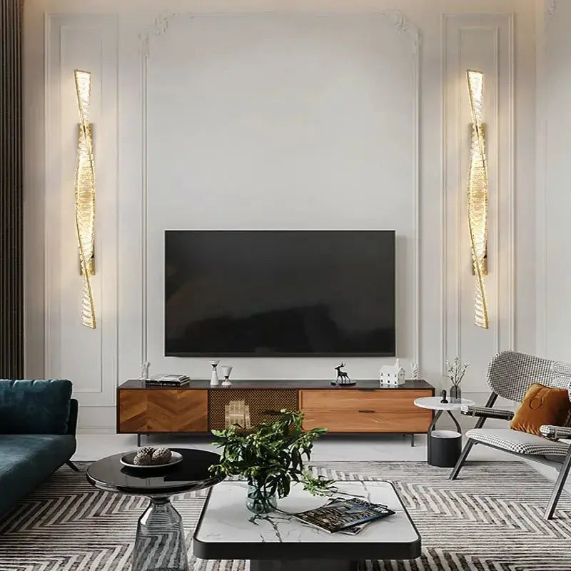 Luxury Italian Crystal Wall Sconce — alternate product view 1