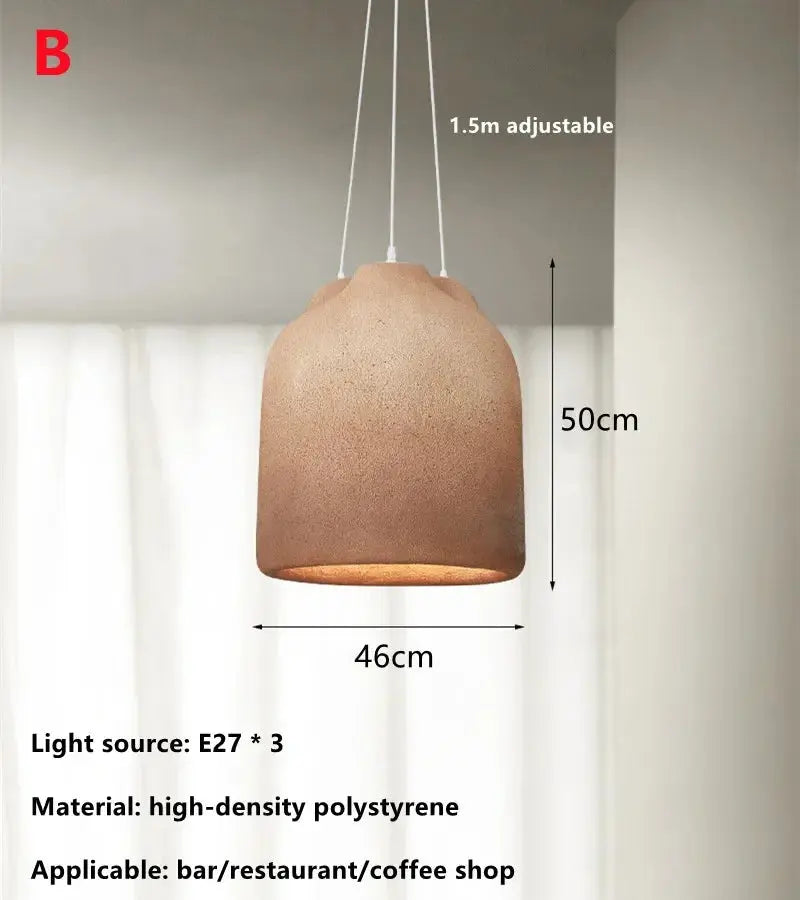 Designer Wabi Sabi Pendant Lamp — alternate product view 8