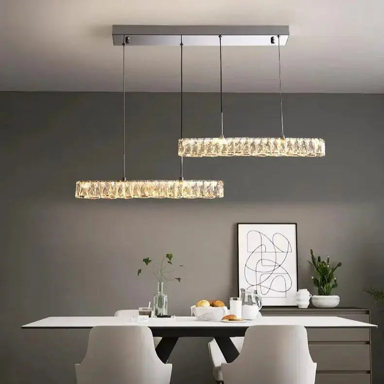 Modern Ceiling K9 Crystal Chandelier — alternate product view 6