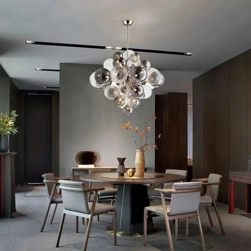 Nordic Creative Glass Metal Pendant Lights — product view
