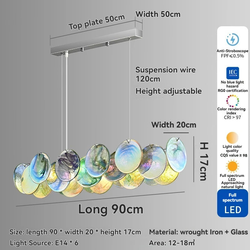 Verdeva Murano-inspired Coloured Glass chandelier, product gallery image 8 of 15