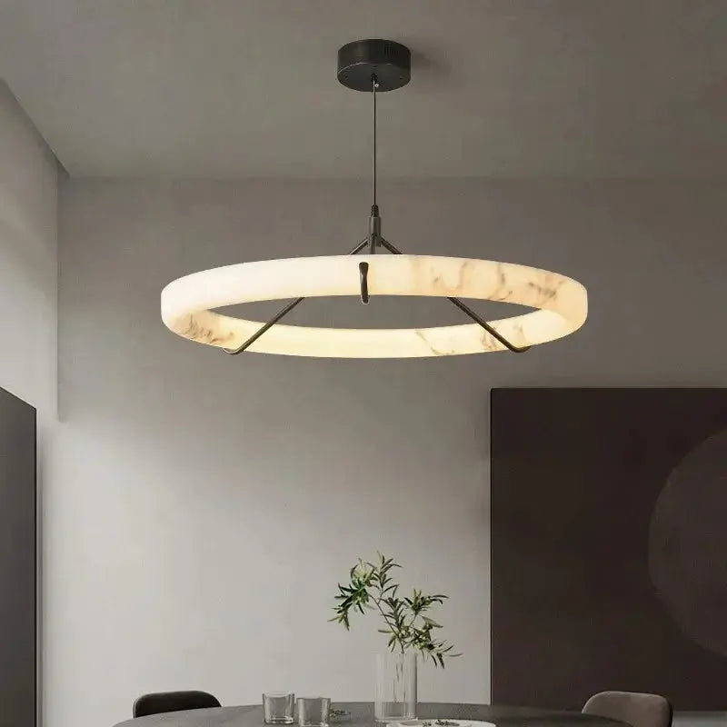 Modern Spanish Marble Dining Room Chandeliers — product view