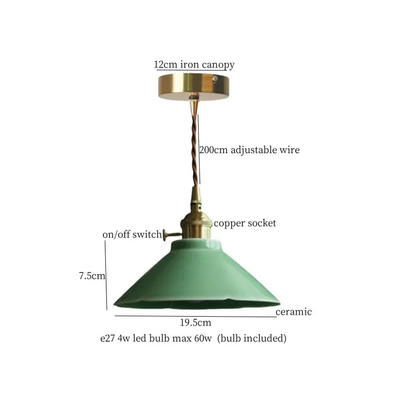 Ceramic Kitchen Hanging Lights — alternate product view 10
