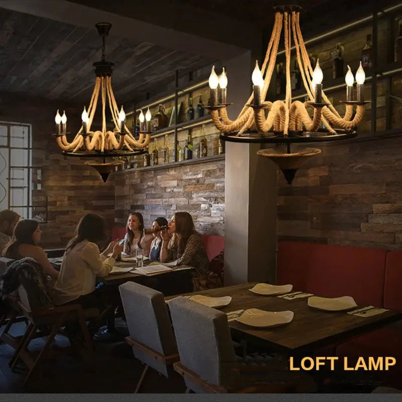 American Rope Pendant Light — alternate product view 1