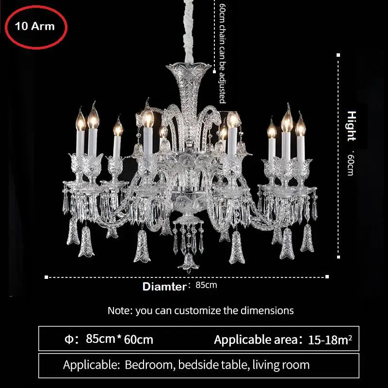 Crystal Extra Large Chandelier — alternate product view 14