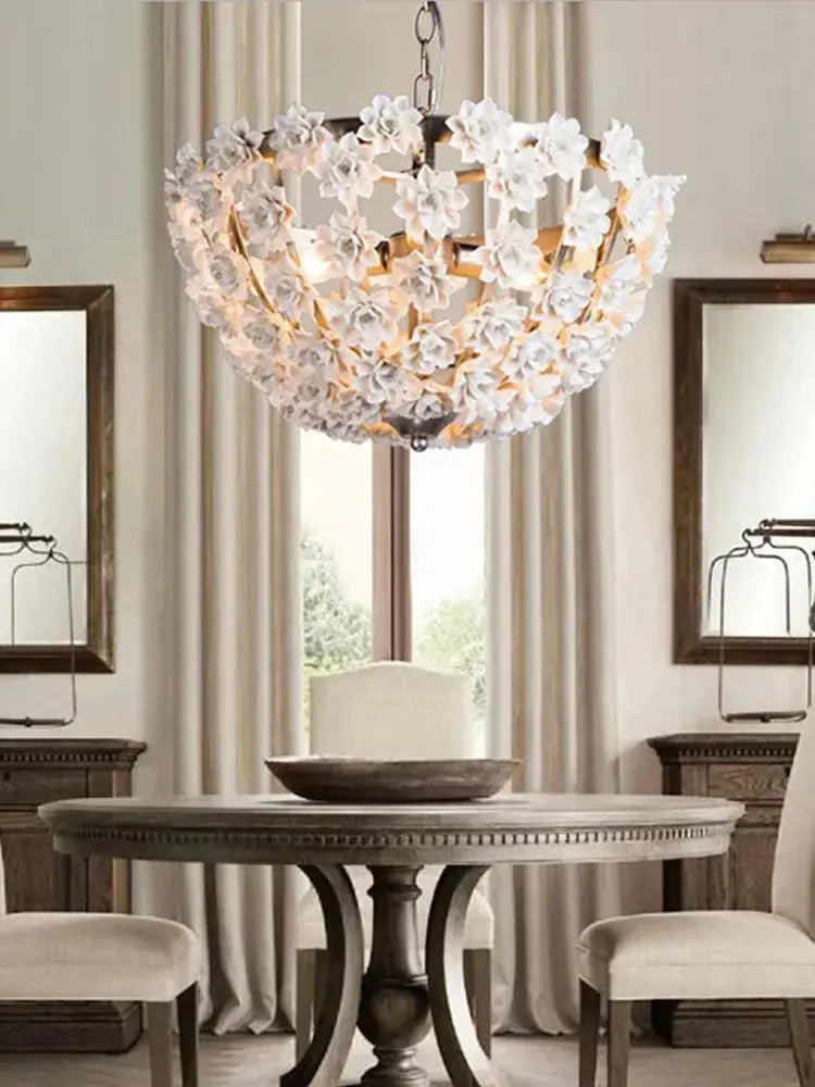 Ceramic American Vintage Chandelier — alternate product view 2