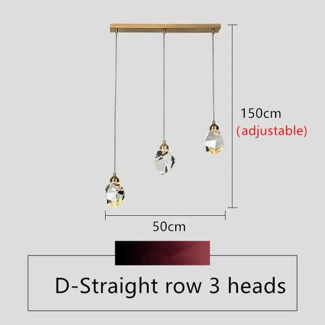 Nordic Ice Shape Pendant Light — alternate product view 11