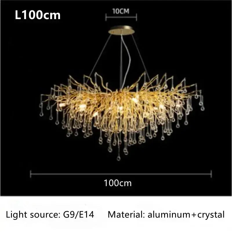 Unique Luxury Crystal Chandelier For Living Room — alternate product view 14