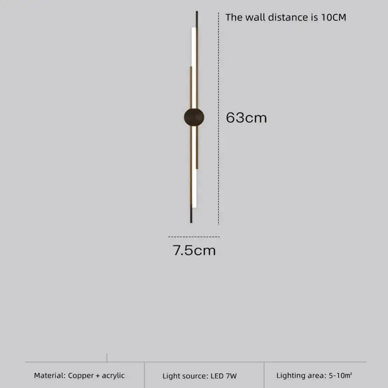 Copper Designer Wall Lamp — alternate product view 10
