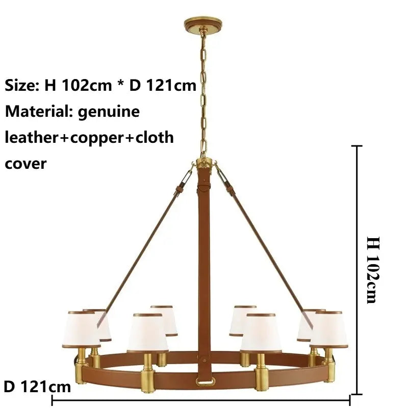 Fashionable Retro Copper Pendant Lamp — alternate product view 7