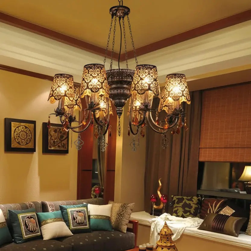 American European Style Antique Chandeliers — alternate product view 1