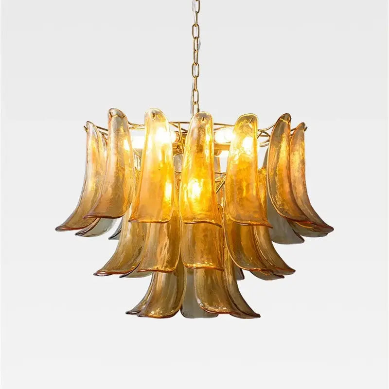 Virello Designer Amber Glass Pendant Light — alternate product view 5
