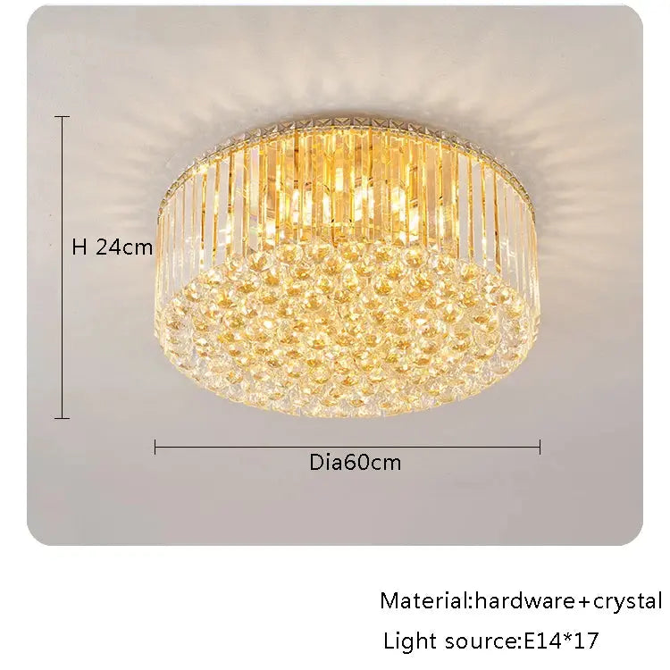 Modern Round Crystal Fixture — alternate product view 14
