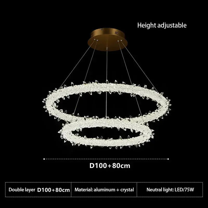 Modern Ice Cone Chandelier — alternate product view 7
