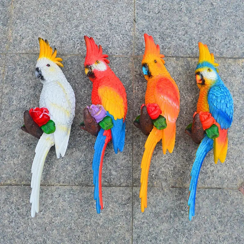 Macaw Resin Garden Decoration — alternate product view 3